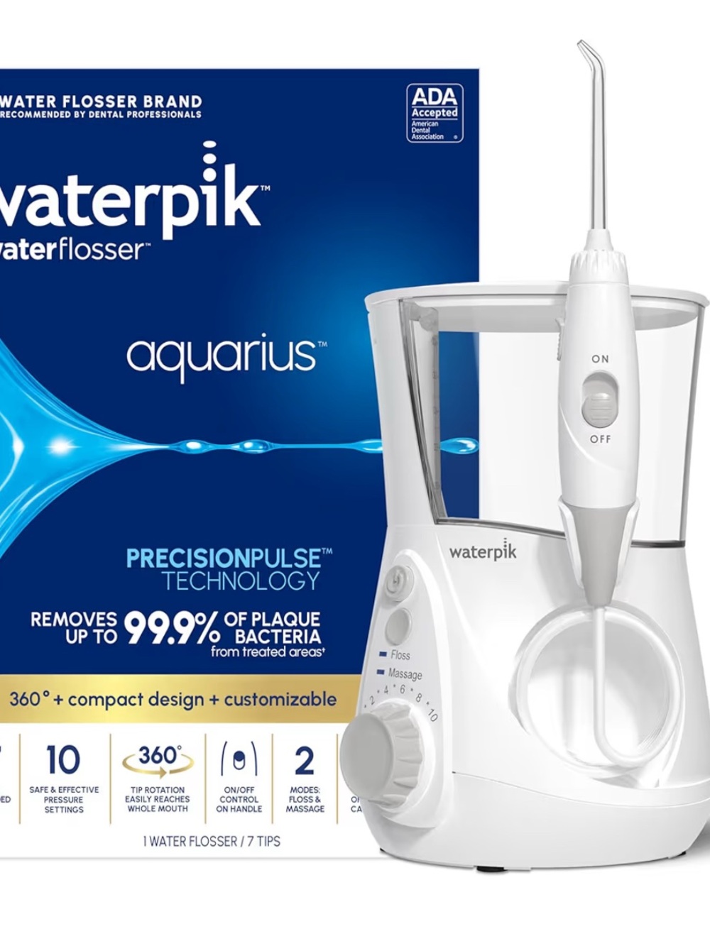 Aquarius Water Flosser - White